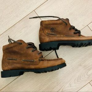 Vintage Timberland Leather Hiking Lace up Ankle Boots